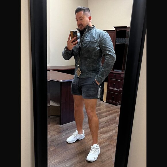 Johnson Motors dry wax heavy canvas cafe racer jacket. VERY RARE. NWT - Picture 10 of 10